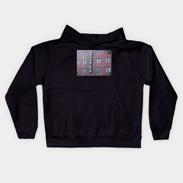 Brooklyn Arts District Kids Hoodie by Dydy